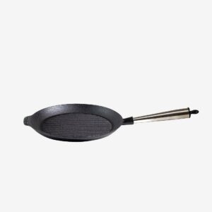 Carl Victor – Grillpanna i gjutjärn Ø 28 cm – Svart – Stekpannor & grillpannor – Från Homeroom