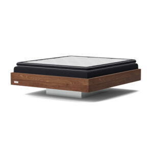 Carpe Diem Beds Hällsö Valnöt Sängram 210×210 Ull / Svart