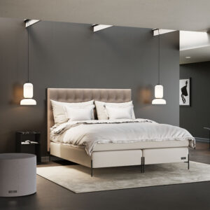Carpe Diem Beds Härmanö Kontinentalsäng 140×200 Luxury Ljusgrå