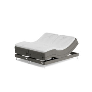 Carpe Diem Beds Saltö Ställbar Säng 105×210 Ull / Mörkgrå