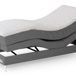 Carpe Diem Beds Saltö Ställbar Säng 120×210 Luxury Ljusgrå