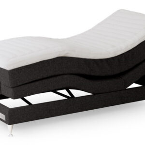 Carpe Diem Beds Saltö Ställbar Säng 210×200 Luxury Mörkgrå