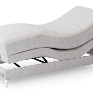 Carpe Diem Beds Saltö Ställbar Säng 90×210 Ull / Ljusgrå