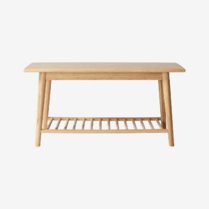 Cinas – Hallbänk Noble med skohylla 90x35cm – Natur – Bänkar – Från Homeroom