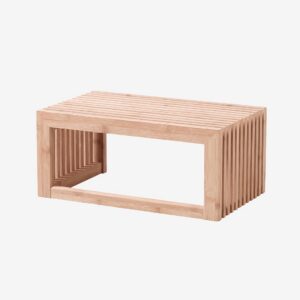 Cinas – Hallmöbel Rib med klädhängare, liten – Natur – Klädförvaring – Från Homeroom