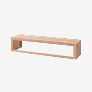 Cinas – Hallmöbel Rib med klädhängare, stor – Natur – Klädförvaring – Från Homeroom