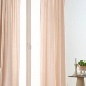 DEMIE multifunktionsgardin 2-pack – ekologisk Ljusrosa