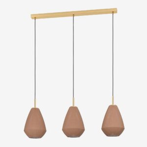 EGLO – Takpendel Caprarola With 3 Lamps – Gul – Takpendlar – Från Homeroom