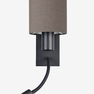 EGLO – Vägglampa Pasteri Black /Anthracite – Svart – Vägglampor – Från Homeroom