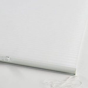 ELOISE plisségardin Vit