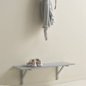 EVANGER skohylla Grå