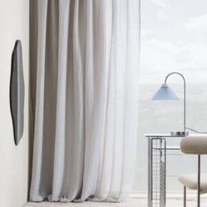EVIE multifunktionsgardin 1 längd – extra bred Ljusgrå