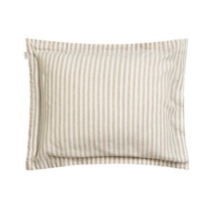 Gant Cotton Linen Stripe Örngott 50×60 Oat Beige