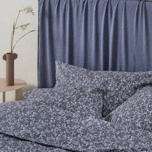 HANNAH överdrag till sänggavel Åskblå