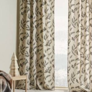 HOLLY multifunktionsgardin 2-pack Beige/grön