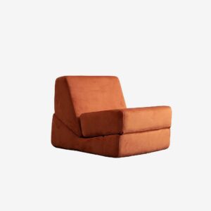 Hanah Home – Bäddsoffa med 1 sittplats Origami – Orange – Fåtöljer – Från Homeroom