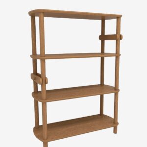 Hanah Home – Bokhylla Rosa 4 – Brun – Bokhyllor – Från Homeroom