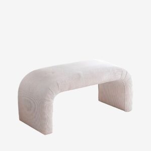 Hanah Home – Puff-Tokio – Vit – Fotpallar & puffar – Från Homeroom