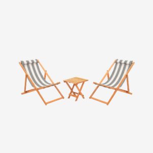 Hanah Home – Trädgårdsbord & stolar Set (3 delar) Solero – Flerfärgad – Loungemöbler – Från Homeroom