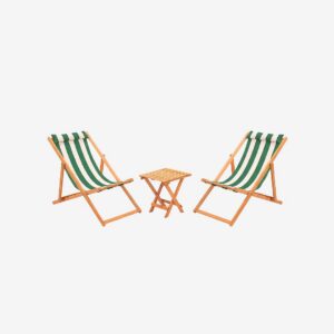Hanah Home – Trädgårdsbord & stolar Set (3 delar) Solero – Flerfärgad – Loungemöbler – Från Homeroom