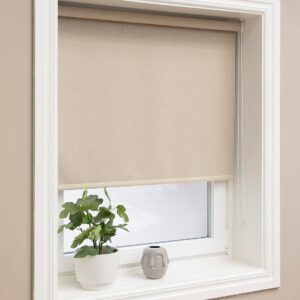 Hasta – Mörkläggningsrullgardin i textil, höjd 185 cm – Beige – Rullgardiner – Från Homeroom
