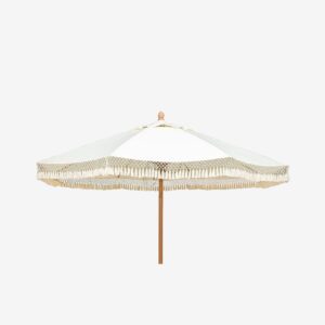 Hillerstorp – 300 cm med tofsar Parasol – Beige – Parasoller – Från Homeroom