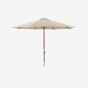 Hillerstorp – Trä 300 cm Luxury Parasol – Beige – Parasoller – Från Homeroom