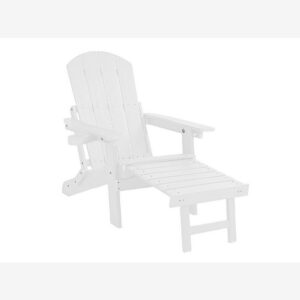 Homeroom Collection – Mona Fällbar Adirondackstol – Vit – Loungemöbler – Från Homeroom