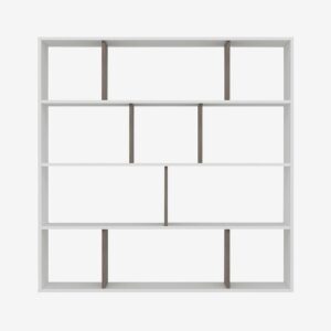 Homitis – Bokhylla Hodbi – Ek, Vit – Vit – Bokhyllor – Från Homeroom