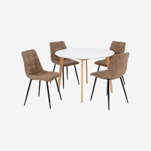 House Nordic – Matgrupp Vojens och Middelfart – Brun – Matgrupp 4 personer – Från Homeroom