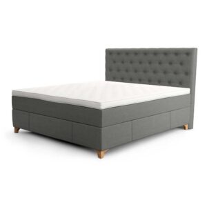Jensen Supreme Kontinentalsäng 180×200 320 Oyster Grey
