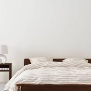 KAYO påslakanset dubbelsäng Beige/vit