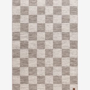 KM Home – Matta i ull Chessie – Grå – Ullmattor – Från Homeroom