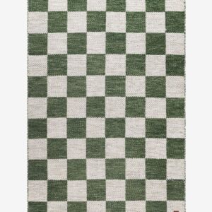 KM Home – Matta i ull Chessie – Grön – Ullmattor – Från Homeroom
