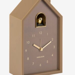Karlsson – Väckarklocka Modern Cuckoo – Brun – Väggklockor & bordsur – Från Homeroom