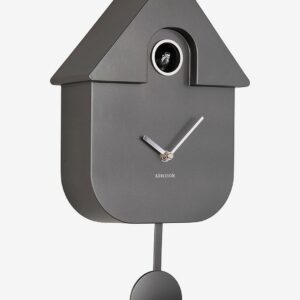 Karlsson – Väggklocka Modern Cuckoo – Grå – Väggklockor & bordsur – Från Homeroom
