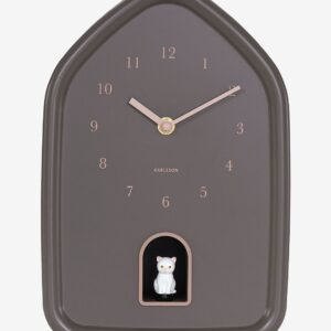 Karlsson – Väggklocka Modern Kitty – Brun – Väggklockor & bordsur – Från Homeroom