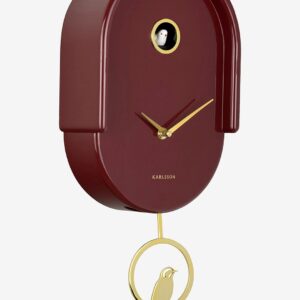 Karlsson – Väggklocka Tweet – Röd – Väggklockor & bordsur – Från Homeroom