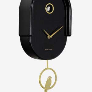 Karlsson – Väggklocka Tweet – Svart – Väggklockor & bordsur – Från Homeroom