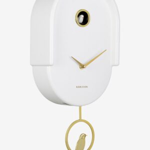 Karlsson – Väggklocka Tweet – Vit – Väggklockor & bordsur – Från Homeroom