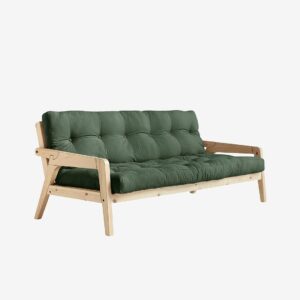 Karup – Soffa Grab Natur Bas – Grön – Bäddsoffor – Från Homeroom