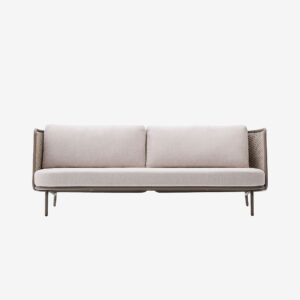 Kave Home – 3-sits soffa för utomhusbruk – sedalis – Beige – Utesoffor & bänkar – Från Homeroom