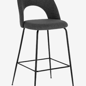 Kave Home – Barstol Mahalia sitthöjd 63 cm, 4-pack – Grå – Barstolar & pallar – Från Homeroom