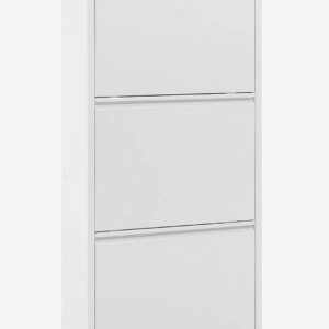 Kave Home – Skohylla ZAPATERO 15, 3 dörrar vit – Vit – Skoskåp – Från Homeroom