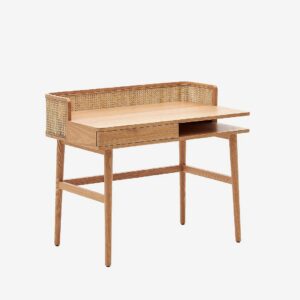 Kave Home – Skrivbord Araxi – Brun – Skrivbord – Från Homeroom