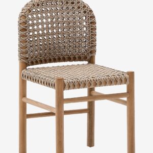 Kave Home – Utomhusstol – tavira 2-pack – Brun – Utestolar & pallar – Från Homeroom