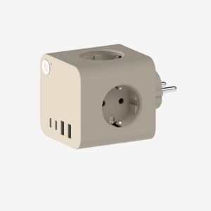 Kreafunk – Grenuttag Ampie Eu Usb-A /Usb-C – Beige – Ljusslingor – Från Homeroom