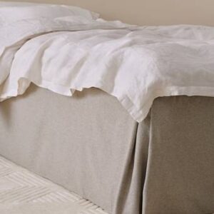 LINDEN sängkappa 45 cm Ljusgrå