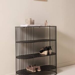 LONDON skohylla Svart