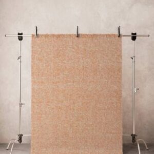 MONTUNA slätvävd matta Senapsgul